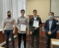 Денис Максимов (второй справа) на церемонии награждения