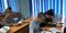 Участники отвечают на вопросы олимпиады