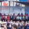 Все собравшиеся исполнили гимн России
